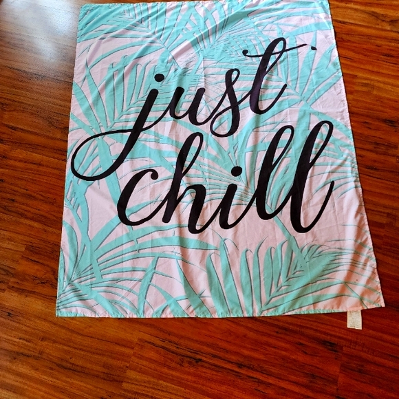 unknown Other - 50x60 inch just chill fabric poster sheet backdrop home/kids/teen/decor